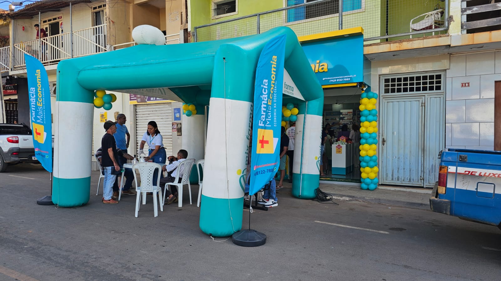 Inauguração da Farmácia Mais Economia em Umburanas.