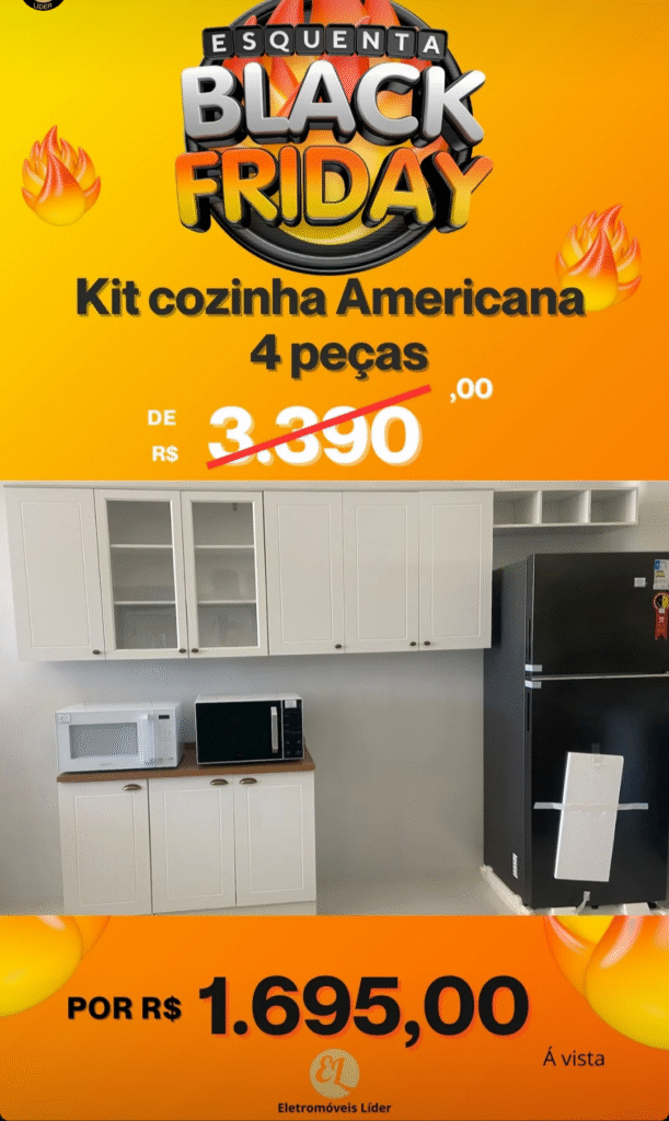 É HORA DE APROVEITAR! ESQUENTA BLACK FRIDAY ELETROMÓVEIS LÍDER!