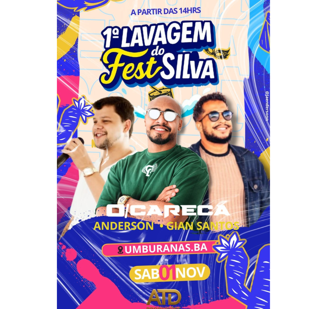 Vem aí a 1ª Lavagem do Fest Silva!