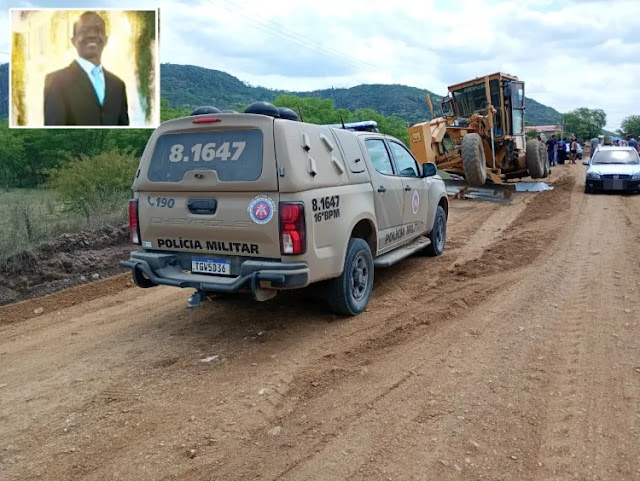 Presbítero da Assembleia de Deus morre após moto ser atingida por patrol na BA-233; carona ficou ferida