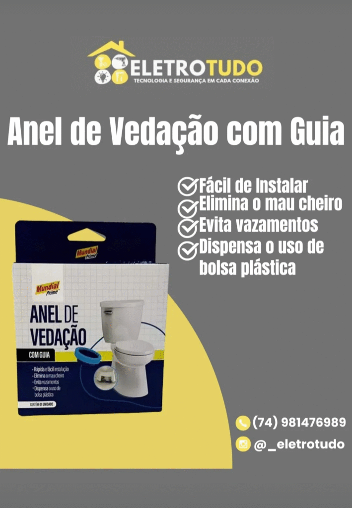 Diga Adeus ao Mau Cheiro e Vazamentos no Banheiro! Eletrotudo Traz Soluções de Vedação Essenciais