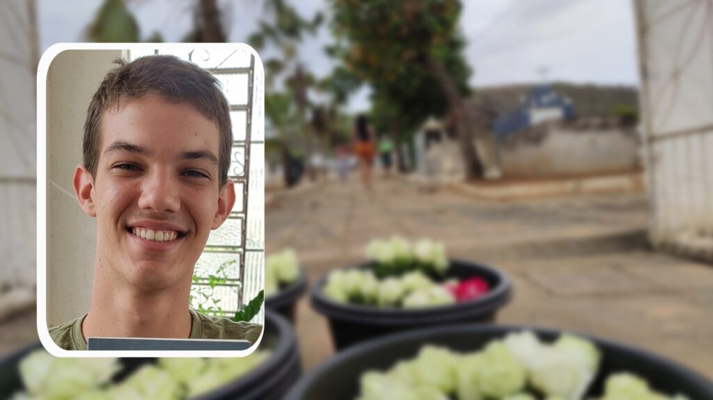 Sepultamento de José Roberto Santana Rocha, de 19 anos, vítima de afogamento em Piritiba; corpo será sepultado em Jacobina