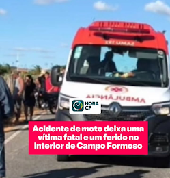 Tragédia na zona rural acidente de moto deixa um morto em outro ferido no povoado de Balduíno