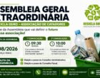Recicla Ouro realiza Assembleia Geral Extraordinária para eleição de novos conselhos em Ourolândia.