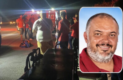 Morre morador de Várzea Nova em acidente na BR 324, após comício em Jacobina.