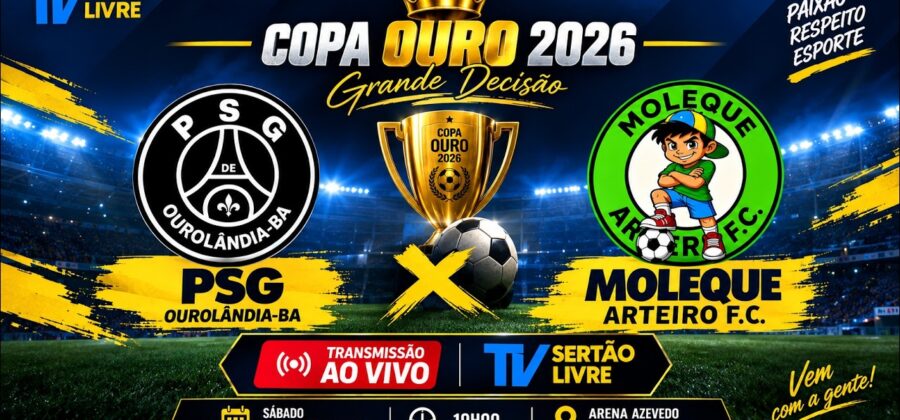 PSG e Moleque Arteiro decidem o título da Copa Ouro na Arena Azevedo