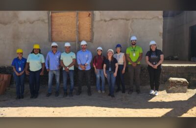 Obra do CCAAU avança e surpreende representantes da ENGIE durante visita técnica