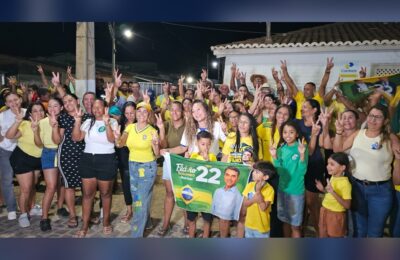 Carreata da Paz reúne lideranças políticas e grande público em apoio a Flávio Bolsonaro em Lagoa do 33
